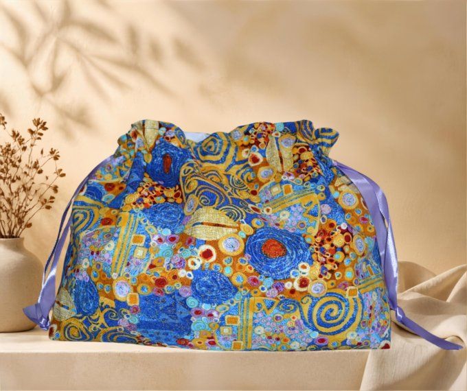  Ensemble pochons brodés - sac de voyage lingerie 