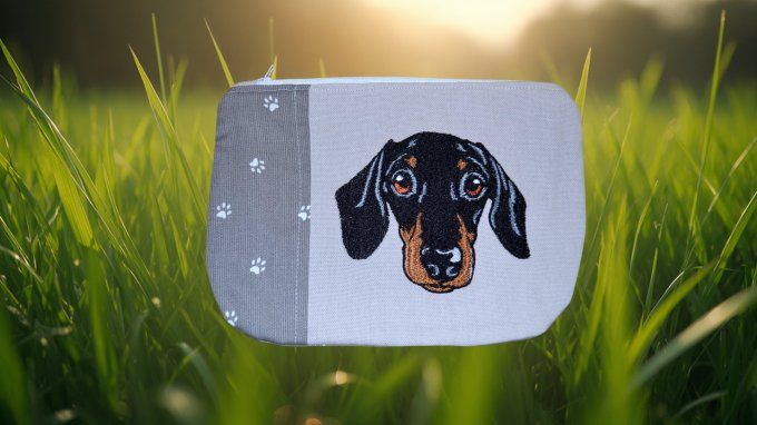 TROUSSE brodée pour animaux de compagnie - chien   