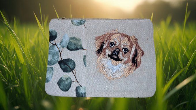 TROUSSE brodée pour animaux de compagnie - chien   