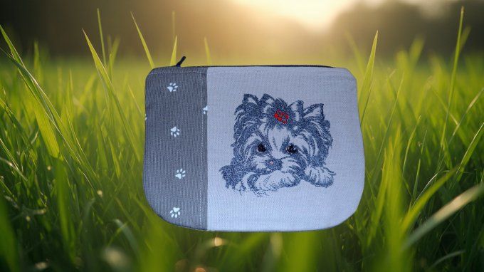 TROUSSE brodée pour animaux de compagnie - chien  
