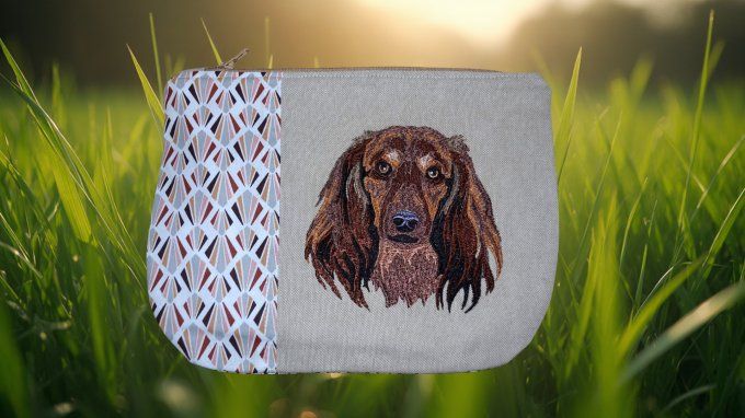 TROUSSE brodée pour animaux de compagnie - chien