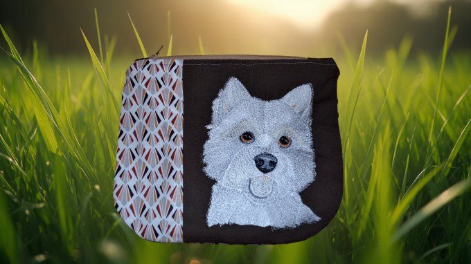 TROUSSE brodée pour animaux de compagnie - chien 