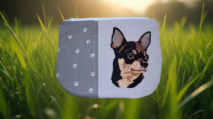 TROUSSE brodée pour animaux de compagnie - chien 